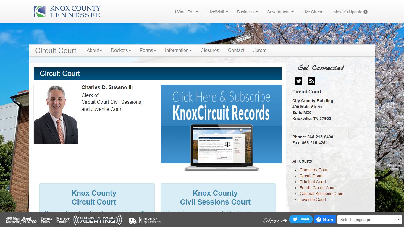 Circuit Court - Knox County Court Systems - Knox County, Tennessee